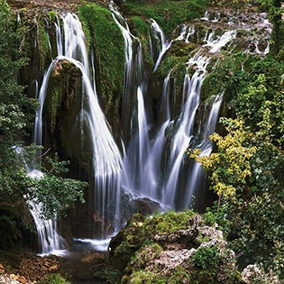 Famous waterfalls in Croatia