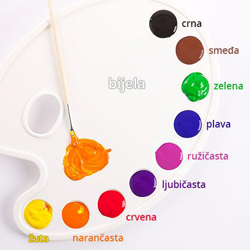 Croatian vocabulary: Colours